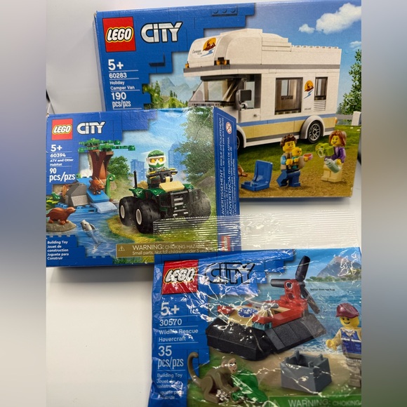 Lego Other - Lot of 3 LEGO City Sets 60283/60394/30570